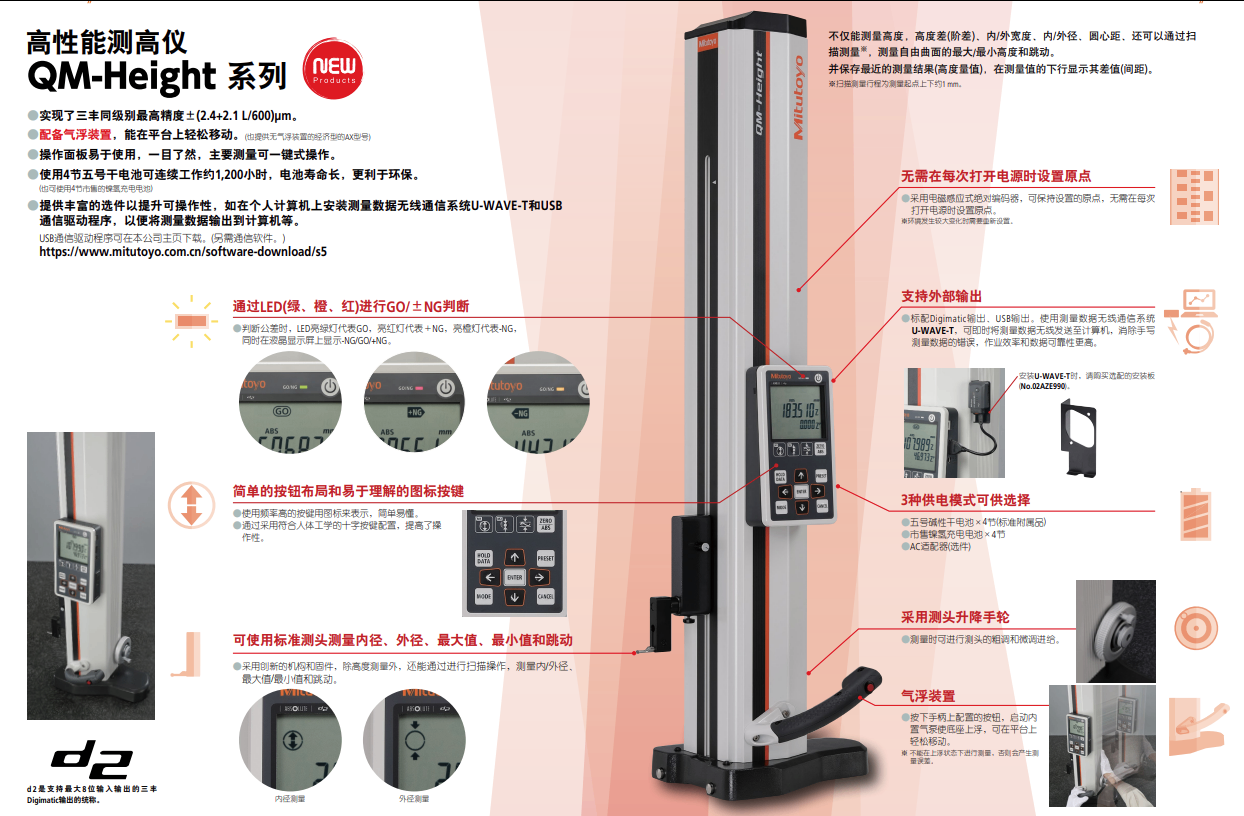 高性能测高仪QM-Height 518系列